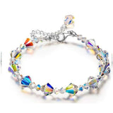 1pc Fashion Hand Chain Crystal Stretch Shine Bracelets For Women Couple Girlsfriend Charm Austria Crystal Cuff Bangles Wedding daiiibabyyy