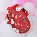 Pet Clothes Christmas Dog Clothes Spring and Autumn Dog Sweater Small Dog Sweater Pet Cat Clothes Puppy Clothes Cat Sweater daiiibabyyy