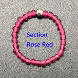Bohemian Handmade Natural Stone Rings Women with Stainless Steel Bead Multi Color Stretch Rope Party Gifts Ring Adjustable daiiibabyyy