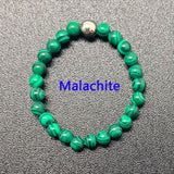 Bohemian Handmade Natural Stone Rings Women with Stainless Steel Bead Multi Color Stretch Rope Party Gifts Ring Adjustable daiiibabyyy