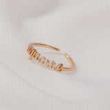 Minimalist thin Open Gold 12 Star Signs Finger Rings Birthday Friendship Jewelry Gift  Personality Zodiac Rings For Women daiiibabyyy