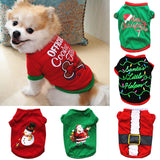 Christmas Cotton Pet Clothing Dog Clothes For Small Medium Dogs Vest Shirt New Year Puppy Dog Costume Chihuahua Pet Vest Shirt daiiibabyyy