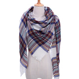 Designer 2021 knitted spring winter women scarf plaid warm cashmere scarves shawls luxury brand neck bandana  pashmina lady wrap daiiibabyyy