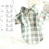 Cartoon Dog Clothes Plaid Shirts Clothing for Dogs Small Super Pet Outfits Cute Spring Summer Bowknot Print Boy Ropa Para Perro daiiibabyyy
