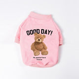 Cute Bear Dog Clothes Winter Pet Clothes Warm Dog Pullover Hoodie Clothes For Small Dogs Chihuahua Cartoon Puppy Cat Clothing daiiibabyyy