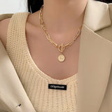 DAXI Vintage Punk Chains On The Neck Choker Pendant Necklace For Women Gold Color Thick Chain Necklaces Party Boho Jewelry Colar daiiibabyyy