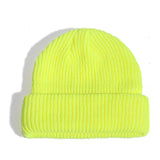 Fashion Hip Hop Beanie Knitted Hat Men Skullcap Women Winter Warm Brimless Baggy Melon Cap Cuff Docker Fisherman Beanies Hats daiiibabyyy