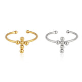 Fashion Euramerican Gold Colour Ring Rings Women Rings Stainless Steel Rings Women Open Rings For Women Chain Ring Jewelry Gifts daiiibabyyy