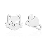 1 Pair Cute Animal Bite Earring Cartoon Soft Clay Animal Earrings Tyrannosaurus Bite Earrings Dinosaur Earrings Party Fun Gifts daiiibabyyy