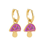 New Sweet Love Heart Drop Earrings for Women Girls Round Circle Enamel Letters Korean Fashion Statement Wedding Jewelry daiiibabyyy