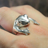 1pcs Titanium Steel Eagle Dragon Claw Halloween Skull Ring Hot Selling Men's Domineering Opening Rock Animal Jewelry daiiibabyyy