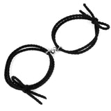 2pcs Magnetic Bracelet Stainless Steel Heart Pendant Charm Couple Bracelets for Lover Friend Men Women Braid Rope Bracelets daiiibabyyy