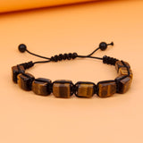 7 Chakra Natural Stone Handmade Braided Lava Bracelets Men Women Adjustable Energy Colorful Reiki Healing Beaded Bracelet daiiibabyyy