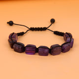 7 Chakra Natural Stone Handmade Braided Lava Bracelets Men Women Adjustable Energy Colorful Reiki Healing Beaded Bracelet daiiibabyyy