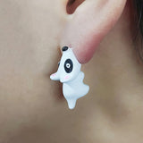 1 Pair Cute Animal Bite Earring Cartoon Soft Clay Animal Earrings Tyrannosaurus Bite Earrings Dinosaur Earrings Party Fun Gifts daiiibabyyy