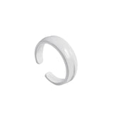 2021 New Trendy Hand-painted Candy Color Dripping Oil Geometric Chain Rings for Women Multicolor Irregular Open Rings Jewelry daiiibabyyy