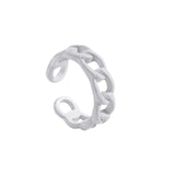 2021 New Trendy Hand-painted Candy Color Dripping Oil Geometric Chain Rings for Women Multicolor Irregular Open Rings Jewelry daiiibabyyy