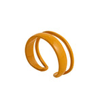 2021 New Trendy Hand-painted Candy Color Dripping Oil Geometric Chain Rings for Women Multicolor Irregular Open Rings Jewelry daiiibabyyy