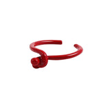 2021 New Trendy Hand-painted Candy Color Dripping Oil Geometric Chain Rings for Women Multicolor Irregular Open Rings Jewelry daiiibabyyy