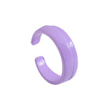 2021 New Trendy Hand-painted Candy Color Dripping Oil Geometric Chain Rings for Women Multicolor Irregular Open Rings Jewelry daiiibabyyy