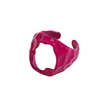 2021 New Trendy Hand-painted Candy Color Dripping Oil Geometric Chain Rings for Women Multicolor Irregular Open Rings Jewelry daiiibabyyy