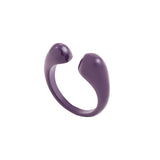 2021 New Trendy Hand-painted Candy Color Dripping Oil Geometric Chain Rings for Women Multicolor Irregular Open Rings Jewelry daiiibabyyy