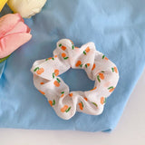 New women's cute little flower headdress silk cloth head rope hair band tie hair fresh style hair accessories for women daiiibabyyy