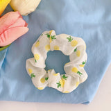 New women's cute little flower headdress silk cloth head rope hair band tie hair fresh style hair accessories for women daiiibabyyy