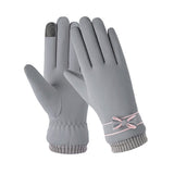 Fashion Women Gloves Autumn Winter Cute Furry Warm Mitts Full Finger Mittens Women Outdoor Sport Gants Gloves Touch Screen daiiibabyyy