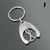 New Keychain Shopping Cart Pluggable Design Key Chain For Car Key Ring Holders keychain shopping cart release key key chain daiiibabyyy