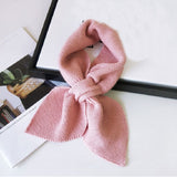 New  Pink Cross knitted Scarf Women Winter Fashion Thick Warm Neck Collar Scarves for Ladies Crochet Foulards Shawl and Scarf daiiibabyyy