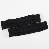 Winter Warmer Arm Gloves Women Knitted Hollow Woolen Sleeve Fine Long Knitted Fingerless Gloves Casual Warm Christmas Gloves daiiibabyyy