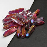 Multicolor Natural Quartz Raw Stick Beads Rainbow Dream Top Drilled Point Jewelry Accessorines For Hairpin Necklace Wedding DIY daiiibabyyy