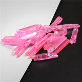 Multicolor Natural Quartz Raw Stick Beads Rainbow Dream Top Drilled Point Jewelry Accessorines For Hairpin Necklace Wedding DIY daiiibabyyy