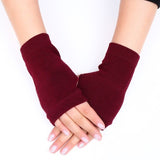 Fur Rabbit Mittens Flip Fingerless Gloves Women Winter Plush Warm Glove  Soft Thick Gloves for Women Girl Flexible Half Finger daiiibabyyy