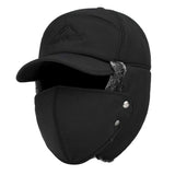 Trend Winter Thermal Bomber Hats Men Women Fashion Ear Protection Face Windproof Ski Cap Velvet Thicken Couple Hat daiiibabyyy