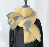 Luxury Brand Winter Scarf Heart Knitted Scarves Wraps Sharp Angle Shawls Warm Long Narrow Sweet Girl Small Skinny Neckerchief daiiibabyyy