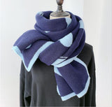 Luxury Brand Winter Scarf Heart Knitted Scarves Wraps Sharp Angle Shawls Warm Long Narrow Sweet Girl Small Skinny Neckerchief daiiibabyyy