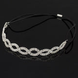 YFJEWE Women Fashion Crystal Head Chain elastic Hair Band Girl Summer Style Hair Accessories Party   H040 daiiibabyyy