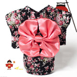 Japan Style Pet Cat Kimono small flower pet clothes dog cat kimono with Big bowknot Dress up necessary For Small Dog Cat daiiibabyyy