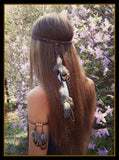 Gypsy Fashion Beautiful Boho Style Feather Headband Headdress Tribal Hair Feather Rope Headpieces Hippie Party Indian Jewelry daiiibabyyy