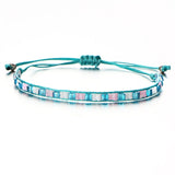 Bohemian Handmade Woven Beads Bracelet Fashion Crystal Bransoletki Damskie Bracelets For Women Charm Pulseras Mujer Jewelry Gift daiiibabyyy