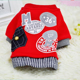 Pet Dog Clothes for Small Dogs Letter Pet Puppy Coat Baseball Jacket Winter Clothing for Dog Yorkie Casual Vest daiiibabyyy