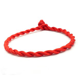 2pcs/set Couple Bracelet Red Rope Lucky Bracelets or Anklet Men Women Cord String Line Handmade Jewelry Lover Gift daiiibabyyy