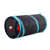 7 Color Funny Pet Cat Tunnel 2 Holes Play Tubes Balls Collapsible Crinkle Kitten Toys Puppy Ferrets Rabbit Play Dog Tunnel Tubes daiiibabyyy