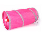 7 Color Funny Pet Cat Tunnel 2 Holes Play Tubes Balls Collapsible Crinkle Kitten Toys Puppy Ferrets Rabbit Play Dog Tunnel Tubes daiiibabyyy